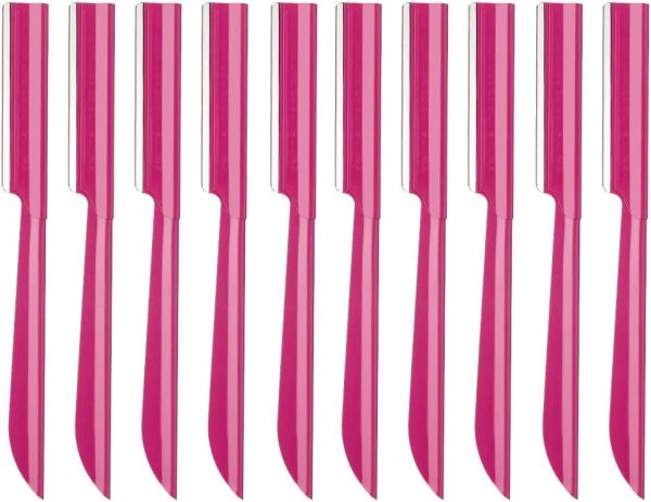 Eyebrow Razors，Multifunctional Stainless Steel Eyebrow Trimm...
