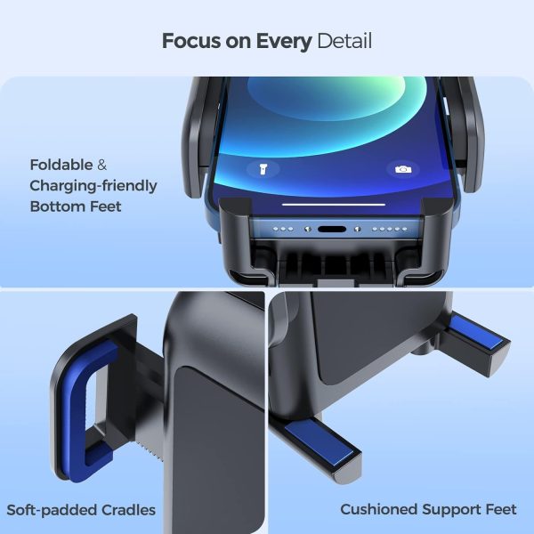 Car Phone Holder Mount, Long Arm Dashboard Windshield Phone ... - Image 6