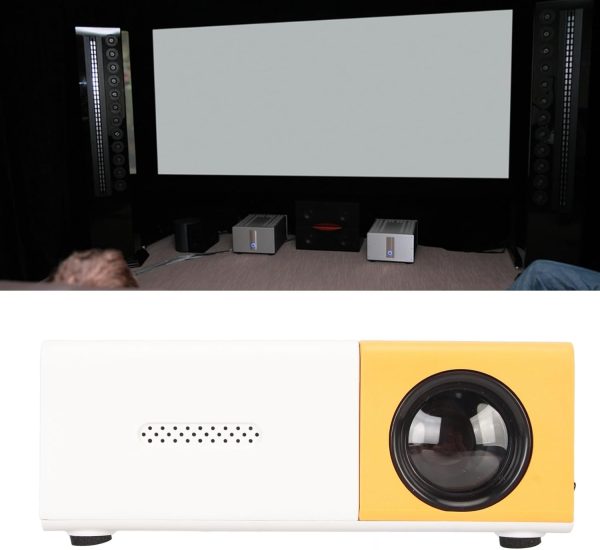 Mini Projector, 1080P Supported Video Projector, Portable Ou... - Image 4