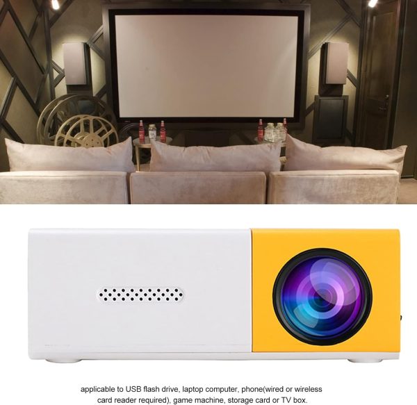 Mini Projector, 1080P Supported Video Projector, Portable Ou... - Image 5
