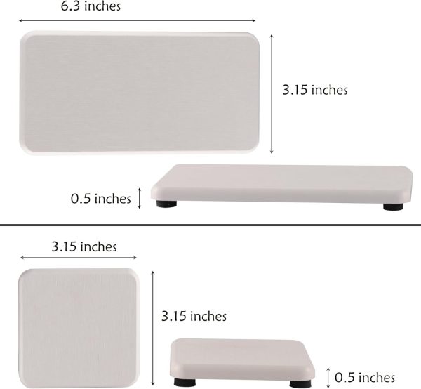 NiuYichee Set of 4 Water Absorbent Diatomite Tray, Diatomace... - Image 5