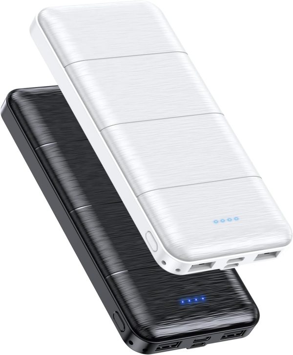 Portable-Charger-Power-Bank - 2 Pack 15000mAh Dual USB Power...