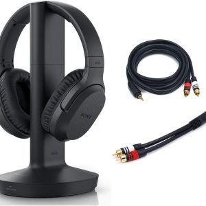 Sony RF400 Wireless Home Theater Headphones with Cables Bund...