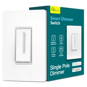 TREATLIFE Smart Dimmer Switch, Single-Pole Smart Switch for ...