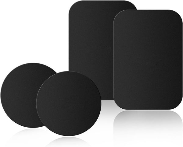 Metal Plate, 4 Pack Universal Mount Metal Plate with Adhesiv...