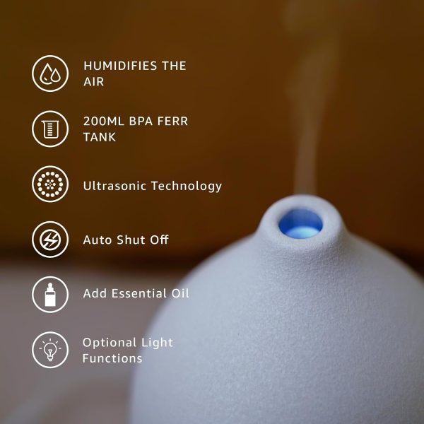 Gooamp 200ML Ceramic Diffuser,Aromatherapy Diffuser,Essentia... - Image 5