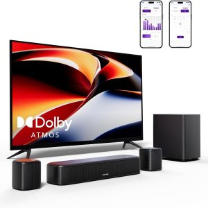 ULTIMEA 5.1ch Sound Bar with Dolby Atmos, Surround Sound Sys...