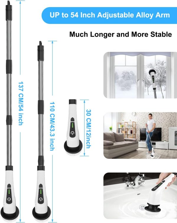 Leebein Electric Spin Scrubber, Cordless Cleaning Brush with... - Image 3