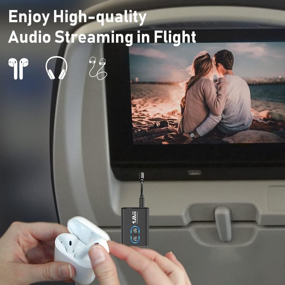 1Mii Bluetooth 5.3 Transmitter Receiver for TV to Wireless H…