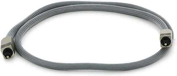 Premium S/PDIF (Toslink) Digital Optical Audio Cable - Silve...