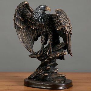 Room Decor Statue Eagle Resin Sculpture for Home Decor Desk ...
