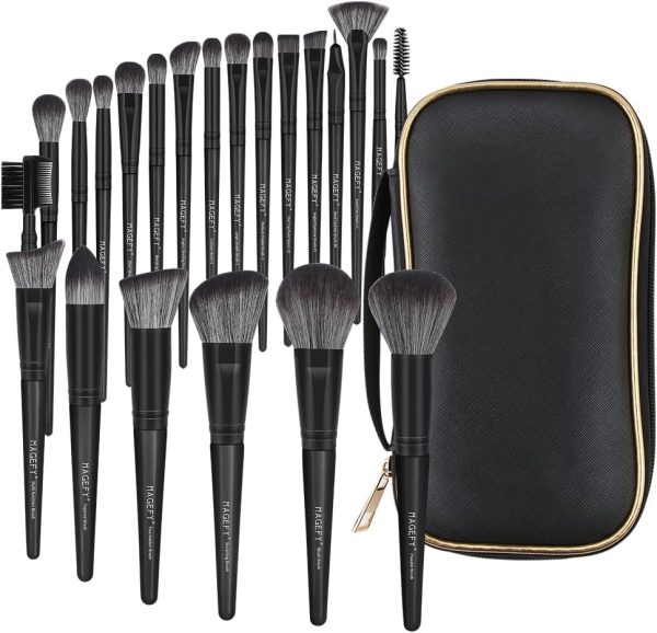 MAGEFY 22 Pcs Makeup Brushes with Case, Professional Makeup ... - Image 9