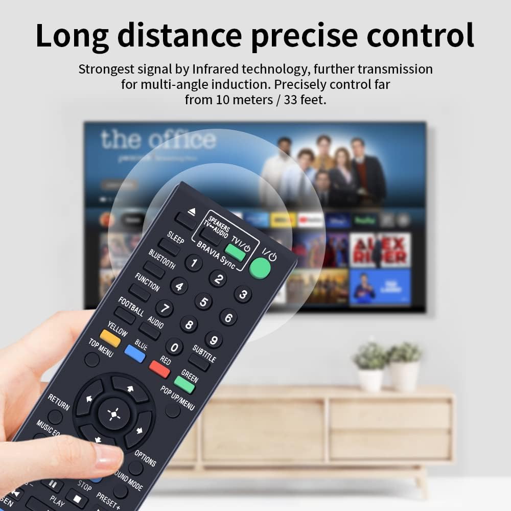 RM-ADP111 Remote Control Applicable for Sony Blu-ray DVD BDV…