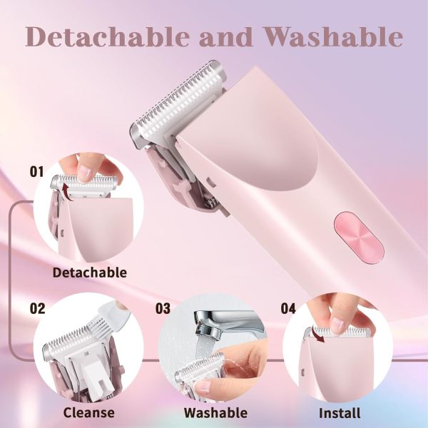 Women Bikini Trimmer, Dual-Head Hair Trimmer for Women,2-in-... - Image 8