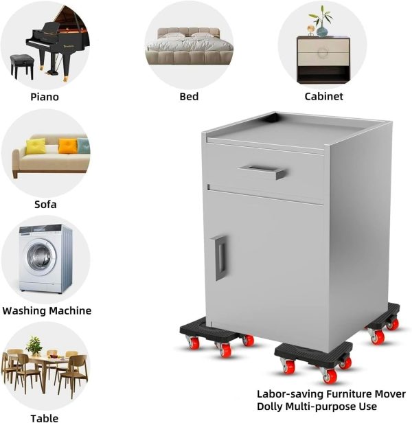 Heavy Duty Furniture Movers with 5 Wheels,Furniture Dolly 5 ... - Image 7