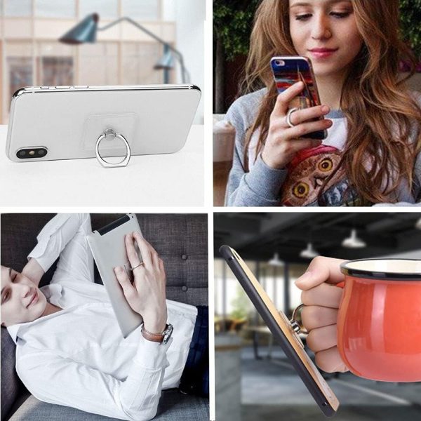 VOVIGGOL Transparent Phone Ring Holder Stand 2 Pcs, 360° Rot... - Image 6