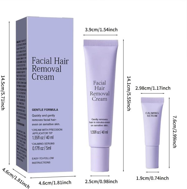 Luuma Hair Removal Cream, Luuma Facial Hair Remover, Sensiti... - Image 7
