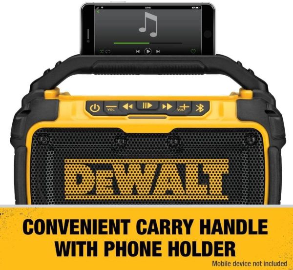 DEWALT 20V MAX* Bluetooth Speaker for Jobsite, Tool Only (DC... - Image 6