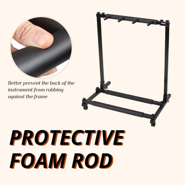 Karl home Multiple Guitars Stand Display Stands for Band, St... - Image 3