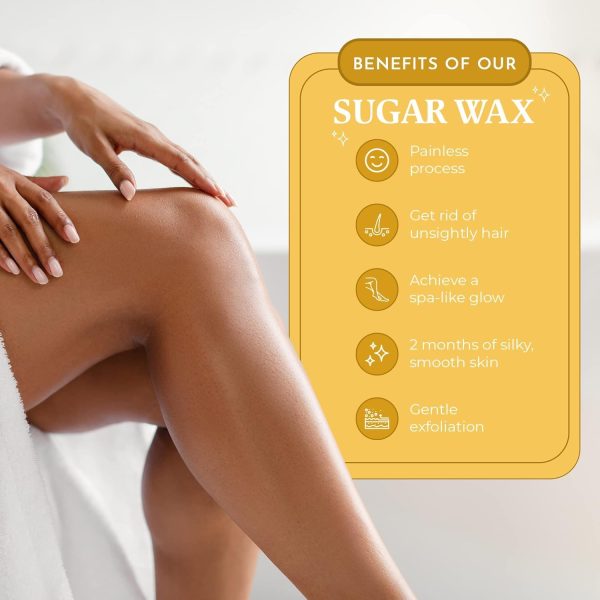 MOOM - Organic Hair Remover, All-Natural Sugar Wax for Sensi... - Image 3