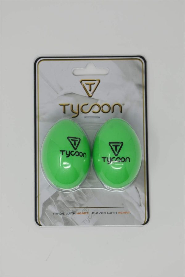 Tycoon Percussion Plastic Egg Shakers - Green - TE-G - Image 4