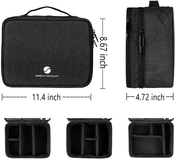 Travel Electronics Organizer, Waterproof Cable Organizer Bag... - Image 5