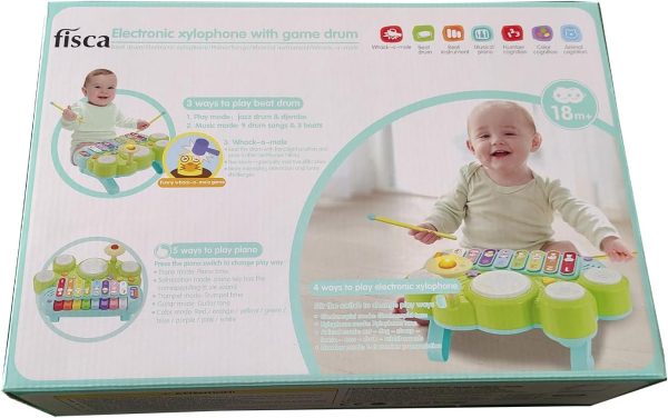 Fisca 3 in 1 Musical Instruments Toys, Electronic Piano Keyb... - Image 8