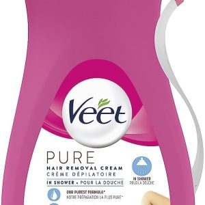 VEET® Pure, In-Shower, Hair Removal Cream, Sensitive Skin, L...