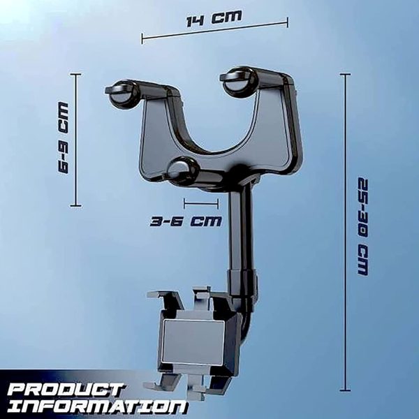 Car Phone Holder Phone Mount, 2025 Rotatable and Retractable... - Image 7