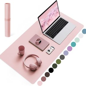 YSAGi Non-Slip Desk Pad,Mouse Pad,Waterproof PVC Leather Des...