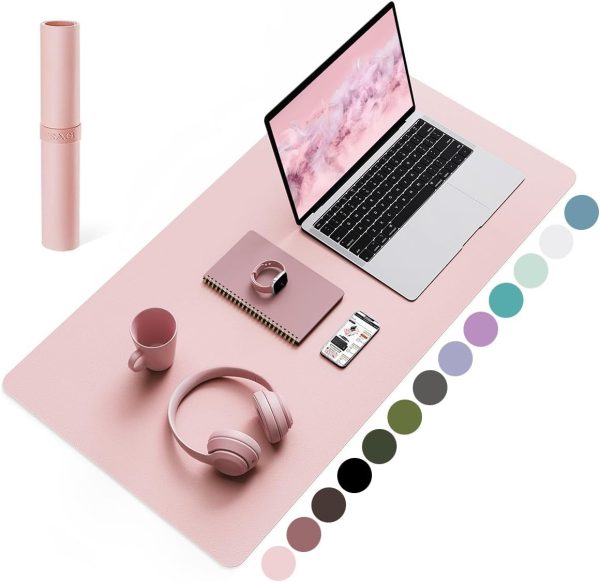 YSAGi Non-Slip Desk Pad,Mouse Pad,Waterproof PVC Leather Des...