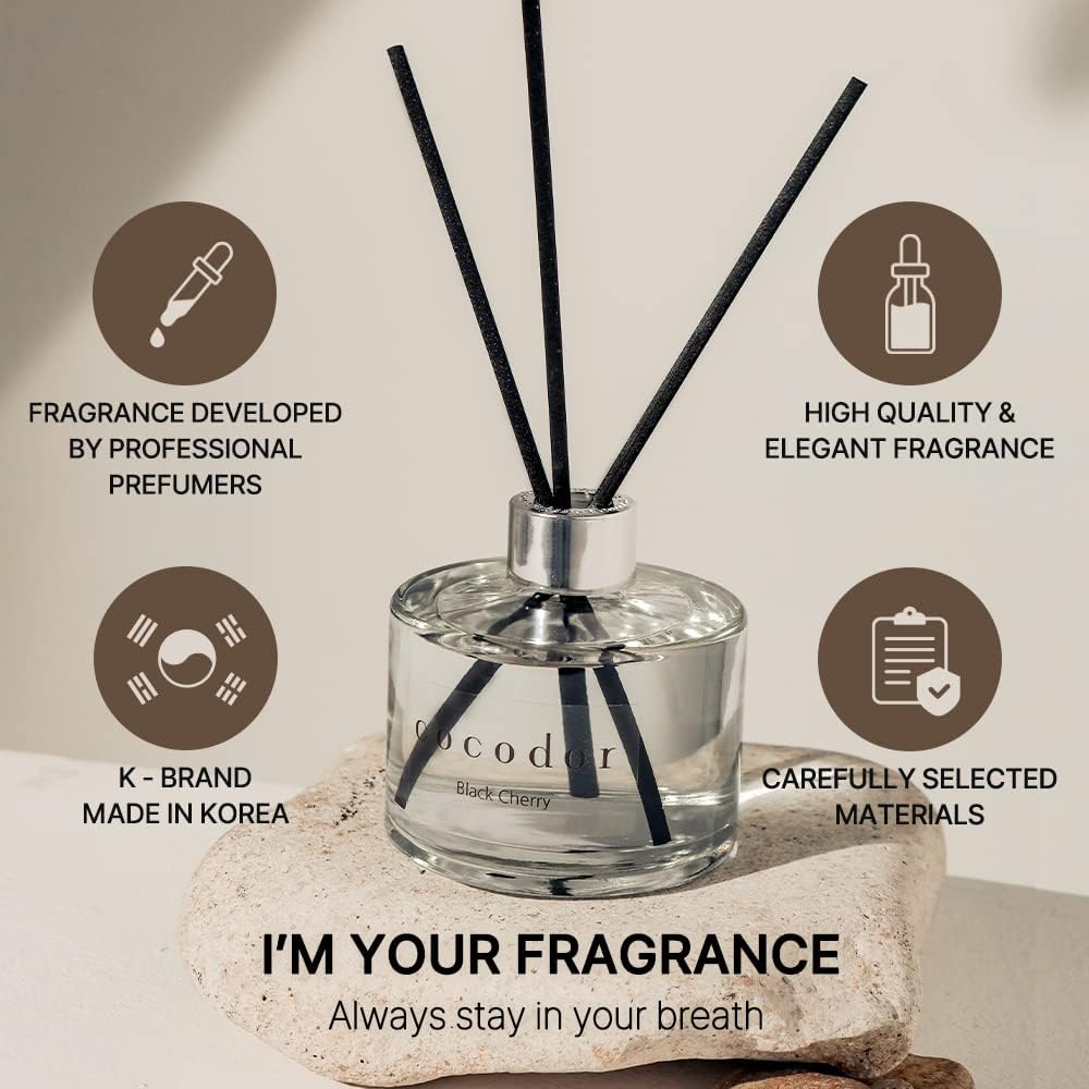 COCODOR Reed Diffuser Set/Pure Cotton / 200ml /1 Pack/Home F…