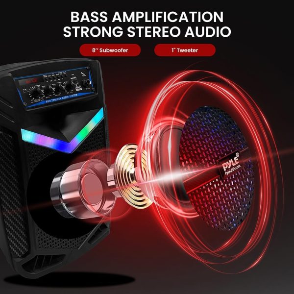Portable Bluetooth PA Speaker System - 400W Rechargeable Out... - Image 2