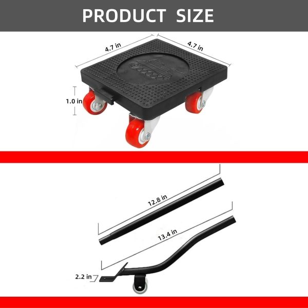 Heavy Duty Furniture Movers with 5 Wheels,Furniture Dolly 5 ... - Image 9