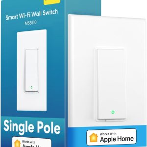 meross Smart Single Pole Light Switch, Neutral Wire Required...