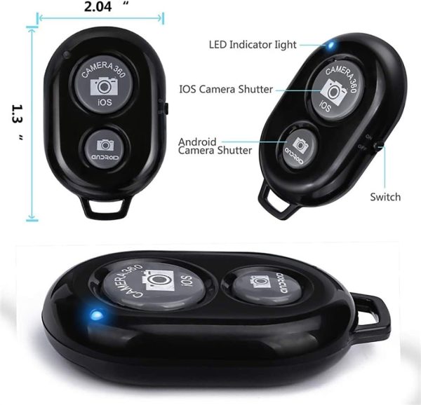 Wireless Camera Shutter Remote Control for Smart Phones- Com... - Image 2