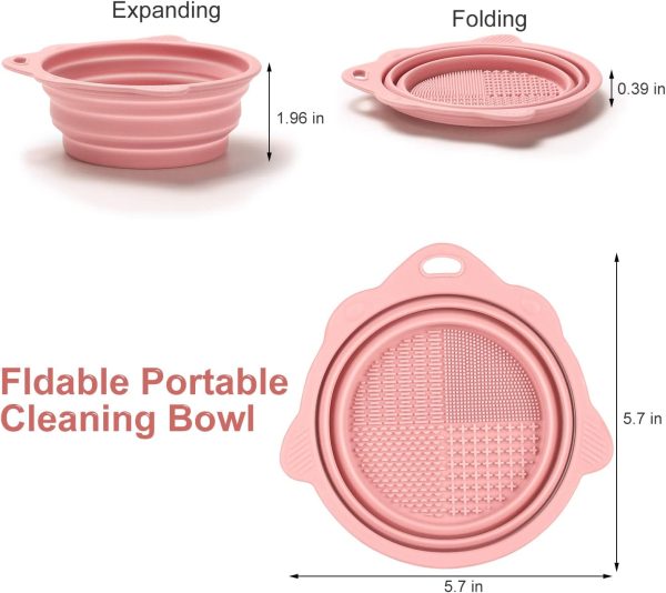 Foldable Silicone Makeup Brush Cleaner Bowl - Etercycle Port... - Image 4