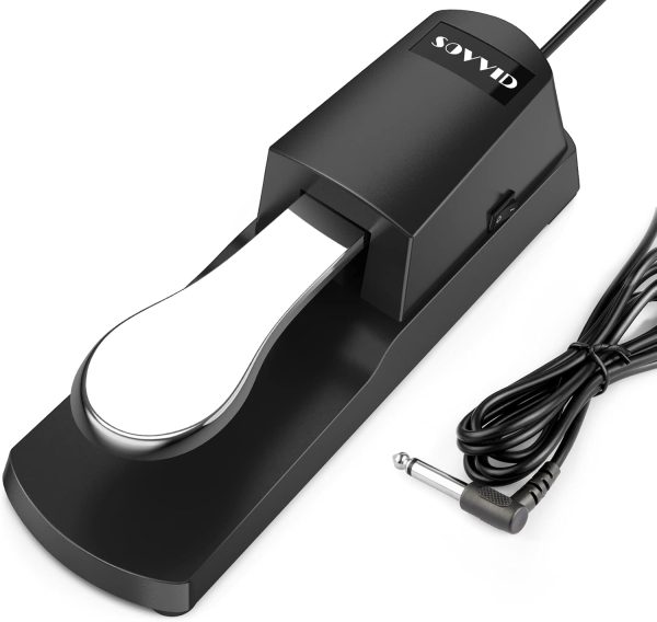 Sustain Pedal for Keyboard - Sovvid Piano Foot Pedal with Po...