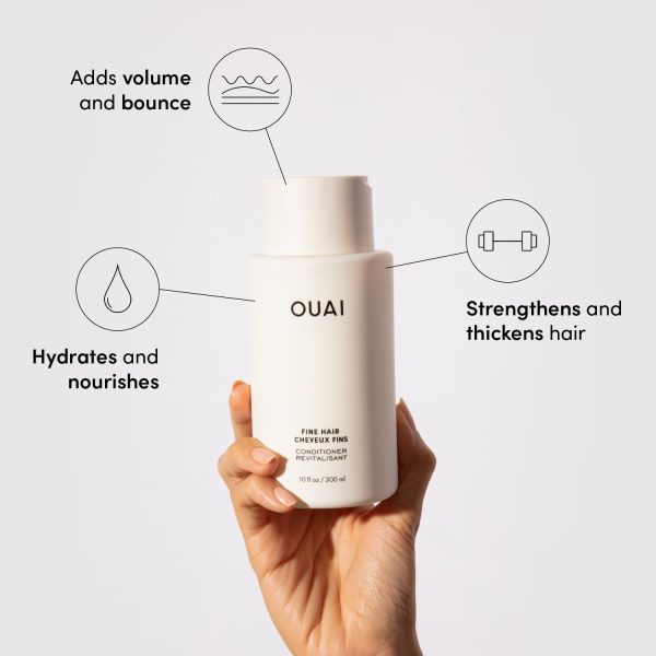 OUAI Fine Shampoo + Conditioner Set - Bring Fine Hair to the... - Image 4