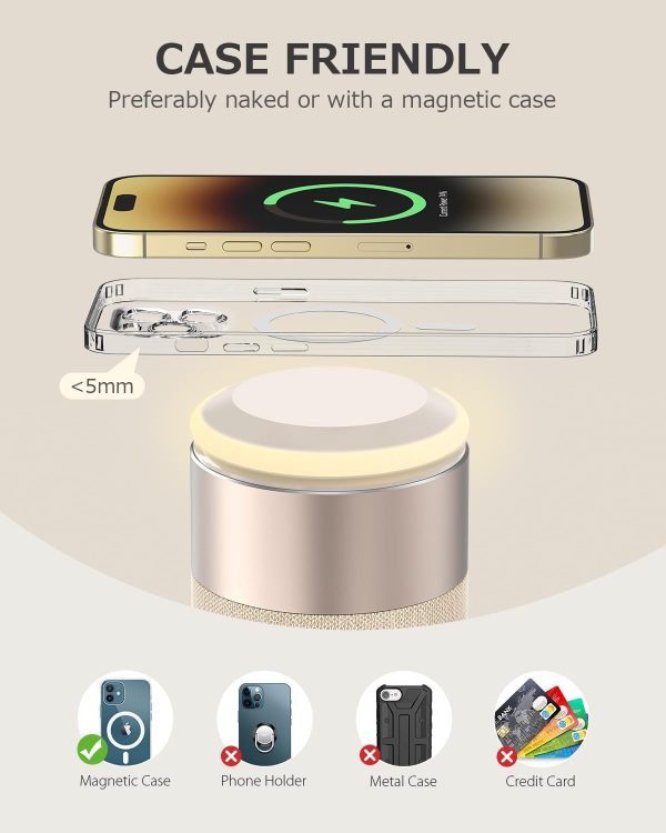 COLSUR Bluetooth Speaker, Magnetic Wireless Charger, Bluetoo... - Image 6