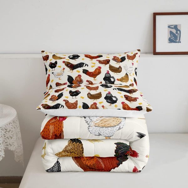 Chicken Comforter Cute Chicken Pattern Comforter Set for Boy... - Image 5