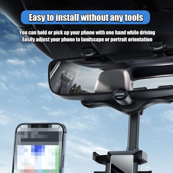 Car Phone Holder Phone Mount, 2025 Rotatable and Retractable... - Image 7