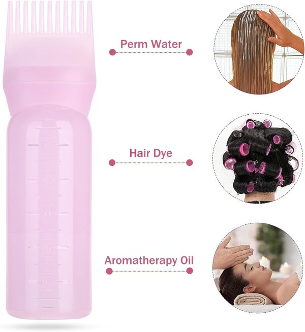 Hair Oil Applicator Bottle, 160ml Root Comb Applicator Bottl... - Image 4