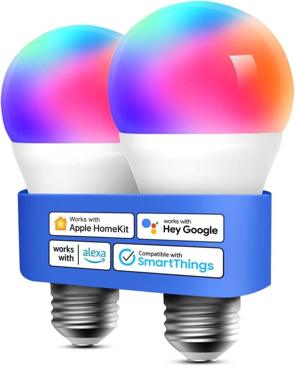 Smart Bulbs, meross Smart WiFi LED Bulbs Compatible with App...