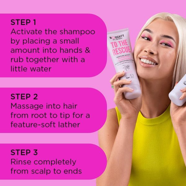 Noughty 97% Natural To The Rescue Moisture Boost Shampoo, to... - Image 4