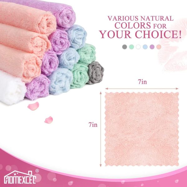 HOMEXCEL Premium Makeup Remover Cloth 24 Pack, Reusable Supe... - Image 7