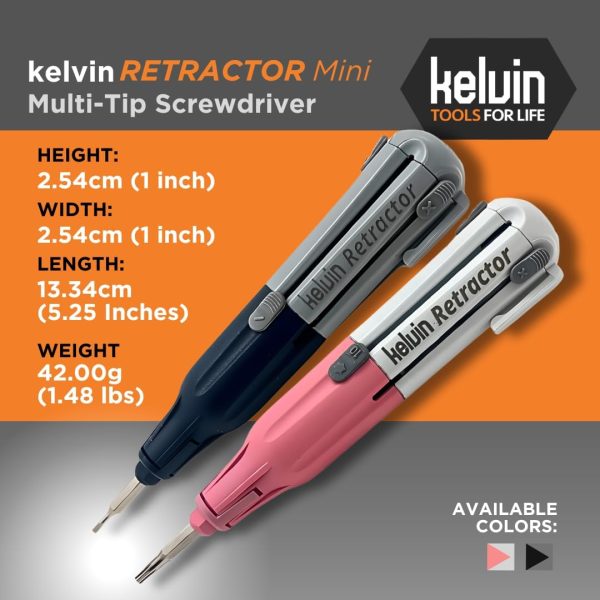 Kelvin Tools Retractor Mini Precision Screwdriver Set, 6 in ... - Image 6