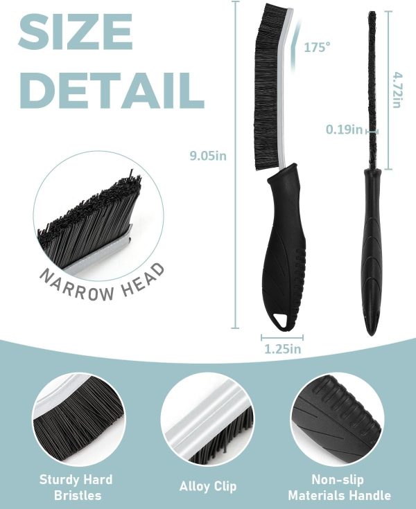SXhyf Cleaning Brush - Hard Bristle Crevice Cleaning Brush, ... - Image 5