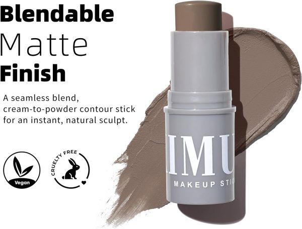 KIMUSE Cream Contour Stick Duo, Cream Blush, Bronzer Shaping... - Image 2
