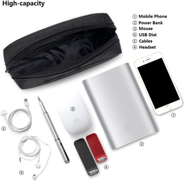 ERCRYSTO Universal Electronics/Accessories Soft Carrying Cas... - Image 4
